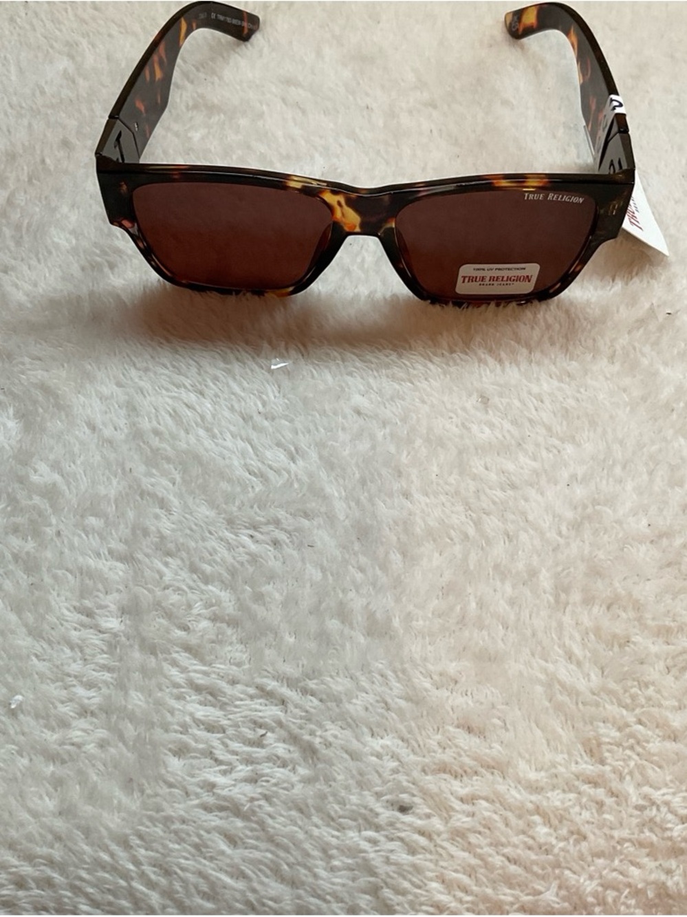 True Religion Tortoiseshell Sunglasses with Brown Lenses